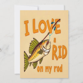 Aユーモアのある魚釣り 招待状