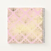 Aリトルバラフローラガールベビーシャワーゲストブック ノートブック (裏面)