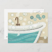 Aリラックスの風呂 ポストカード (正面/裏面)