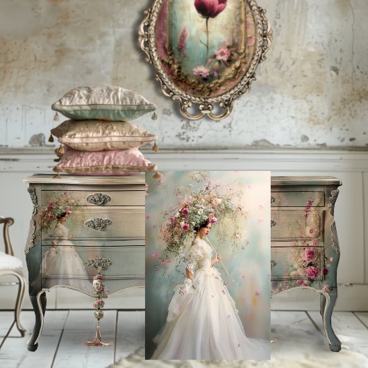 Aレディ&アパラソル、お洒落フローラポートレート 薄葉紙