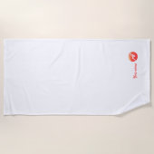 Aロゴビーチタオル ビーチタオル (正面)