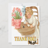 Aヴィンテージギフトありがとう サンキューカード (正面)