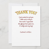 Aヴィンテージギフトありがとう サンキューカード (裏面)