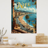 Aヴィンテージニース,フランス ポスター (キッチン)