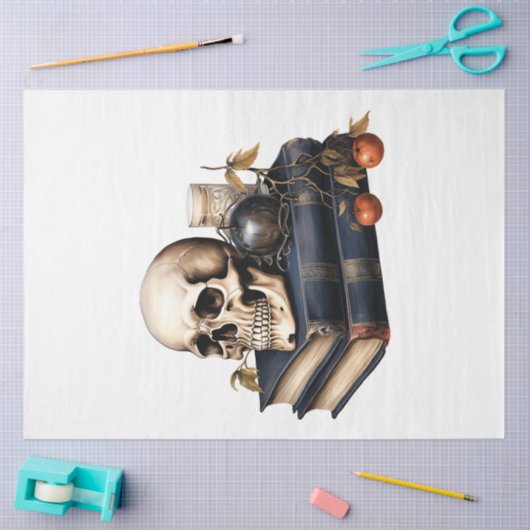 Aヴィンテージハロウィーンデザインコレクション18 薄葉紙 (クラフト)