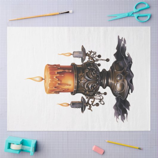 Aヴィンテージハロウィーンデザインコレクション23 薄葉紙 (クラフト)