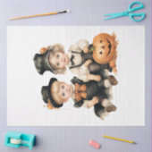 Aヴィンテージハロウィーンデザインコレクション26 薄葉紙 (クラフト)