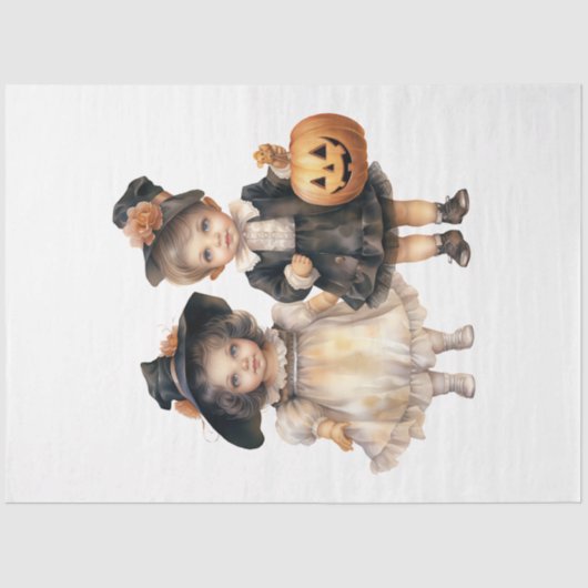 Aヴィンテージハロウィーンデザインコレクション32 薄葉紙 (正面)