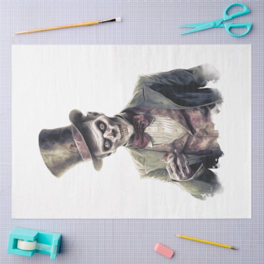 Aヴィンテージハロウィーンデザインコレクション5 薄葉紙 (クラフト)