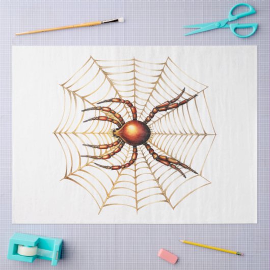 Aヴィンテージハロウィーンデザインコレクション6 薄葉紙 (クラフト)