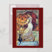 Aヴィンテージホリデー*ハッピーハローウィン* シーズンポストカード (正面/裏面)