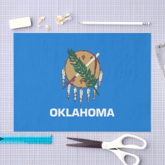 A上の動的オクラホマ状態フラグの図 薄葉紙 (クラフト)