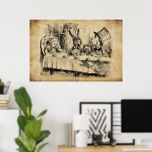 A不機嫌ティーパーティー(1865) by John Tenniel ポスター (ホームオフィス)