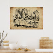 A不機嫌ティーパーティー(1865) by John Tenniel ポスター (キッチン)