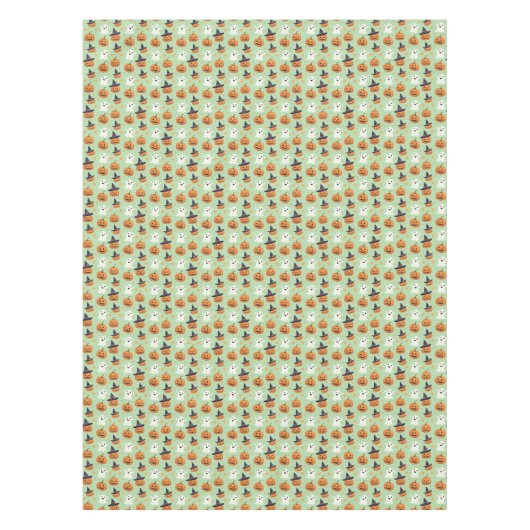 A不気味のハロウィーン模様 テーブルクロス (正面)