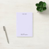 A先生Purple Name Post It Notes ポストイット (オフィス)