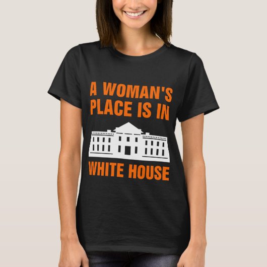 A女性プレイスインホワイトハウス Tシャツ (正面)