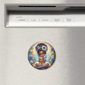 A妖精と彼女のライオンCub青い磁石 マグネット (インサイチュ (食洗機))