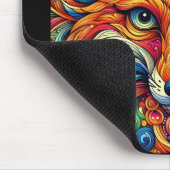 A威厳のあるキツネ – マウスパッド (コーナー)