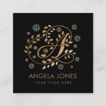 A字付き高級金字書道モノグラム