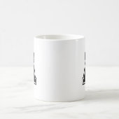 A字， Collegiateアルファベット コーヒーマグカップ (中央)
