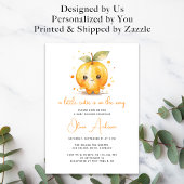 A小さなかわいこちゃんがBaby Showerに向かっている 招待状