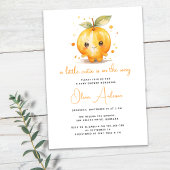 A小さなかわいこちゃんがBaby Showerに向かっている 招待状