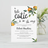 A小さなかわいこちゃんがBaby Showerに向かっている 招待状 (スタンド正面)