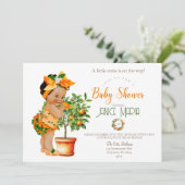 A小さなかわいこちゃんがBaby Showerの途中にある 招待状 (スタンド正面)