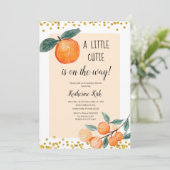 A小さなかわいこちゃんがBaby Showerの途中にある 招待状 (スタンド正面)