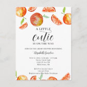 A小さなかわいこちゃんの方法ベビーシャワーの水色 ポストカード (正面)