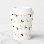 A小さなハチミツが赤ちゃんシャワーを浴びる途中 紙コップ (左)