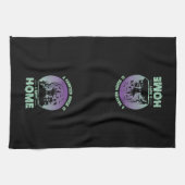 A幽霊のよく出るハウスはハッピーホーム キッチンタオル (横)