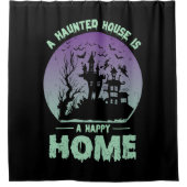 A幽霊のよく出るハウスはハッピーホーム シャワーカーテン (正面)