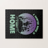 A幽霊のよく出るハウスはハッピーホーム ジグソーパズル (横)