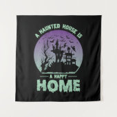 A幽霊のよく出るハウスはハッピーホーム タペストリー (正面)