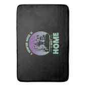 A幽霊のよく出るハウスはハッピーホーム バスマット (正面縦)