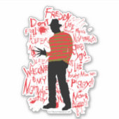 A悪夢オンElm通り |スリープしない秋 シール (正面)