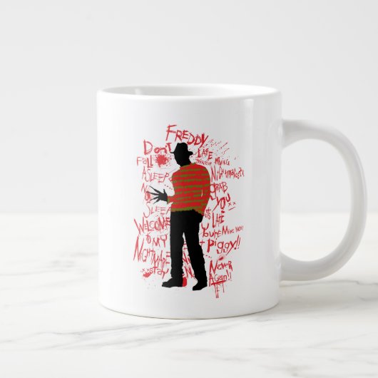 A悪夢オンElm通り |スリープしない秋 ジャンボコーヒーマグカップ (右)