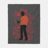 A悪夢オンElm通り |スリープしない秋 フリースブランケット (正面)