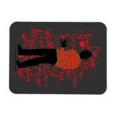 A悪夢オンElm通り |スリープしない秋 マグネット (横)