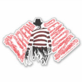 A悪夢オンElm通り |ドリームデーモンフレディ シール (正面)