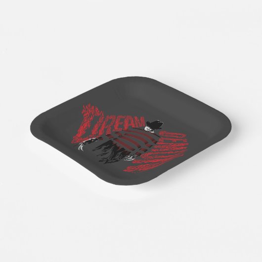 A悪夢オンElm通り |ドリームデーモンフレディ ペーパープレート (傾斜あり)