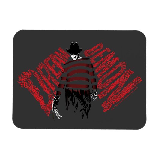 A悪夢オンElm通り |ドリームデーモンフレディ マグネット (横)