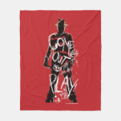 A悪夢オンElm通り |来出と遊 フリースブランケット (正面)