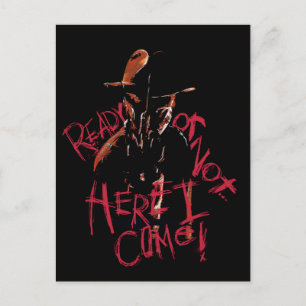 A悪夢オンElm通り 準備完了または終了 シーズンポストカード