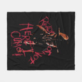 A悪夢オンElm通り |準備完了または終了 フリースブランケット (正面(横))