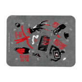 A悪夢オンElm通り | Freddy Kruegerトーク マグネット (横)