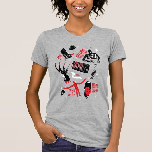 A悪夢オンElm通り | Freddy Kruegerトーク Tシャツ (正面)