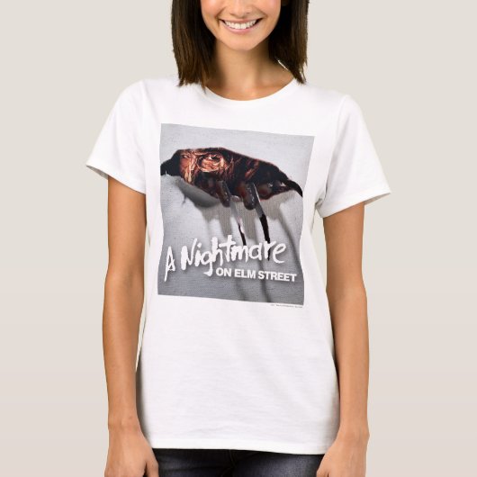 A悪夢オンElm通り | Freddy Krueger Peek Tシャツ (正面)